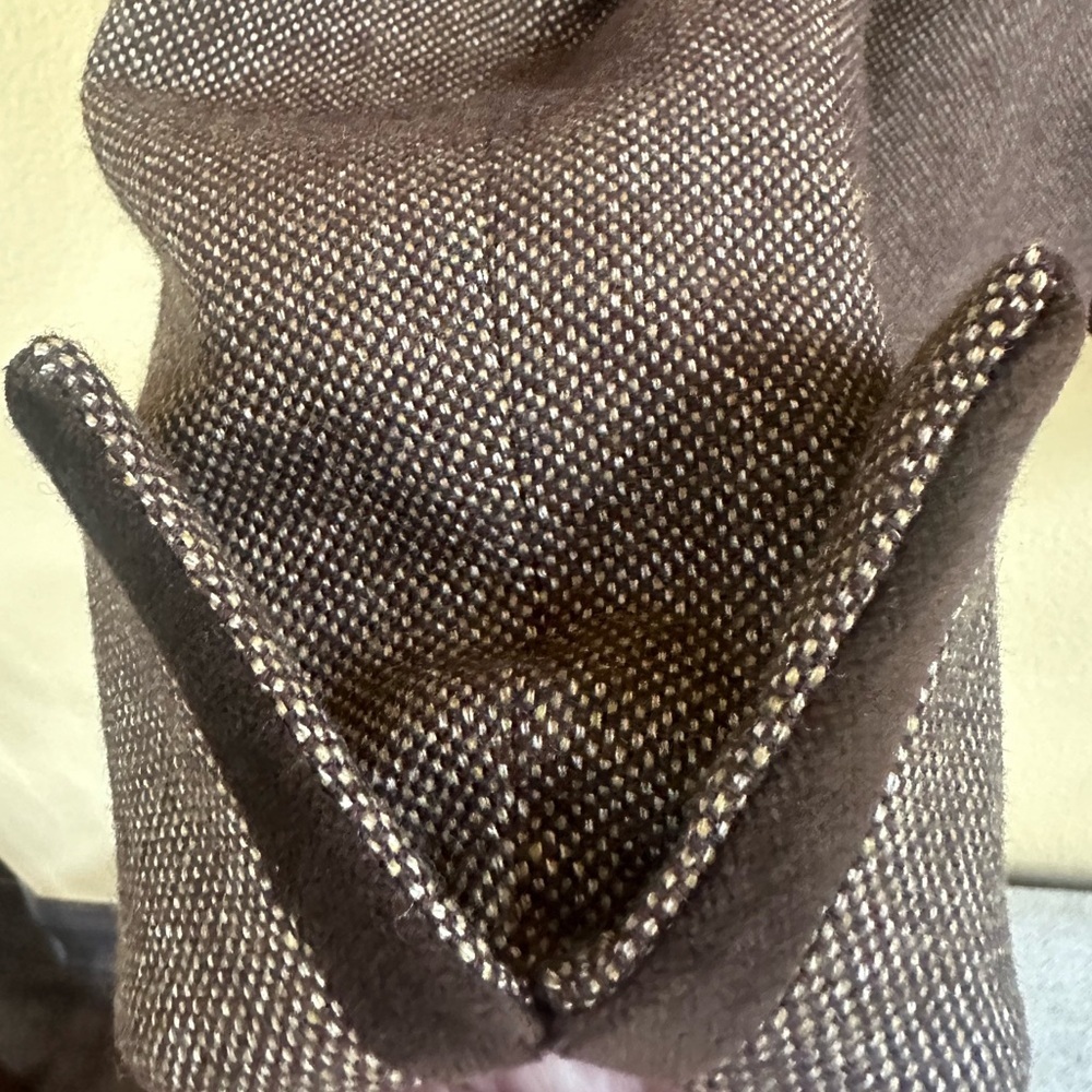 NWT Club Monaco “Albina” Blazer Brown Tweed & Velvet Ralph Lauren Style Size 0 - Picture 8 of 11